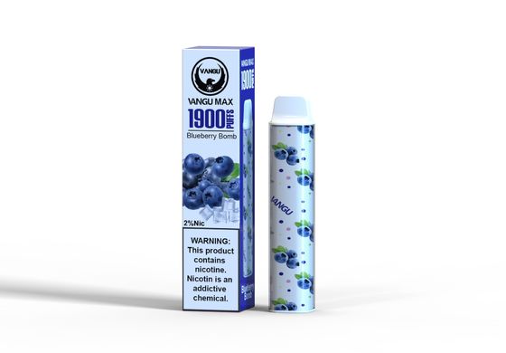 Mesh Coil Blueberry Ice Disposable Pod Devices 1900 Puffs 950mAh Battery