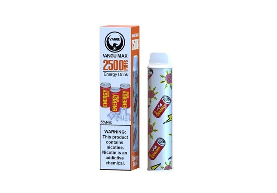 Nicotine 50mg Disposable Vape Pods 2500 Puffs Energy Drink Mini E Cigarette